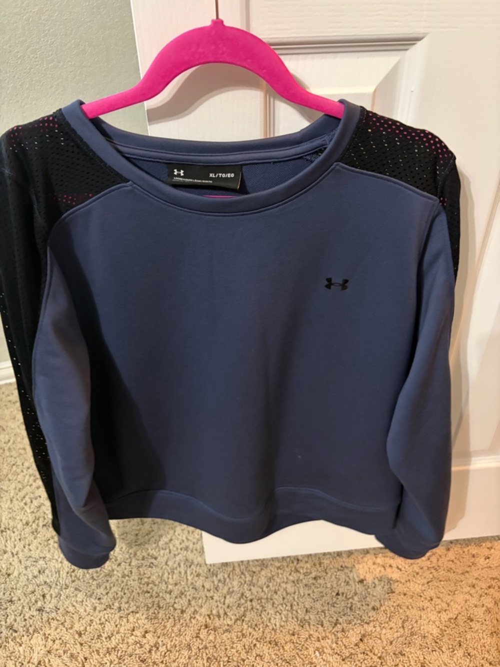 Under Armour Navy and Black Performance Top